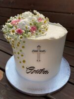 Dekorácia na tortu/zápich - drevený krížik /Typ A/8/ – Obrázok 5