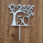 Zápich na tortu/ číslo 50 + strom
