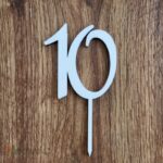 Zápich na tortu - číslo 10 FRENCH /9,5/