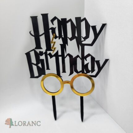 pl. zápich na tortu - Happy Birthday /Harry Potter/ 02