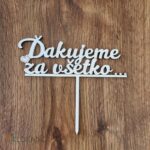 Zápich - Ďakujeme za všetko