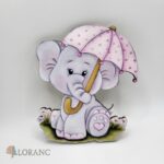 Sloník s dáždnikom 02