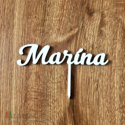 Zápich na tortu meno Marína