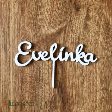 Zápich na tortu - Evelínka