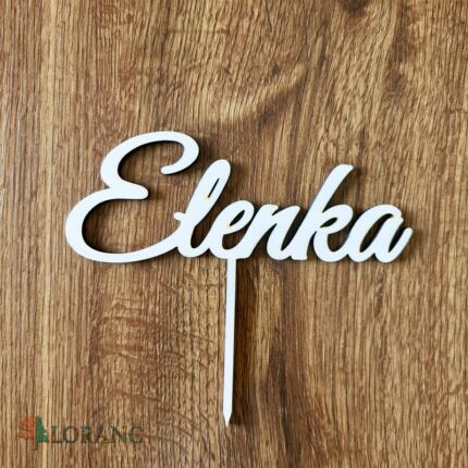 Zápich na tortu - Elenka