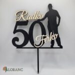 Zápich číslo 50 + postava muža /čierna/ – Obrázok 2