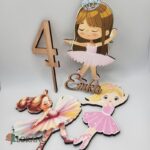 Dekorácia na tortu/magnetka - Baletka /03/ – Obrázok 5