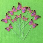 Pap.zápich na tortu-Motýle /07/