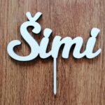 Zápich na tortu meno Šimi