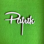 Zápich na tortu meno - Patrik 03