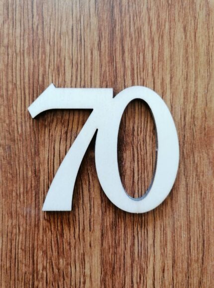 Dekoračné číslo 70
