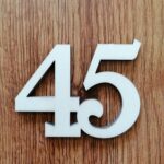 Dekoračné číslo 45