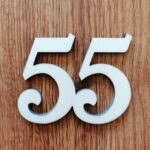 Dekoračné číslo 55
