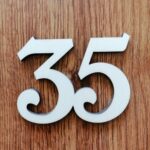 Dekoračné číslo 35