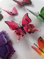 Dekorácia na tortu - motýle farebné 3D/19 – Obrázok 2