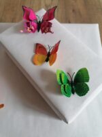 Dekorácia na tortu - motýle farebné 3D/19 – Obrázok 4