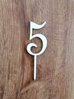 Zápich na tortu - číslo 5 /french/