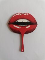 zápich na tortu/magnetka Ženské pery 01