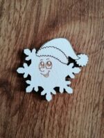 Snehová vločka s čiapkou