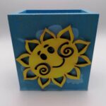 BOX na perá a ceruzky Slniečko Čierny Balog