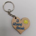 Prívesok na kľúče-srdiečko-Si úžasný človek.../2/