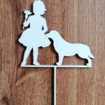 Zápich - Dievčatko + psík