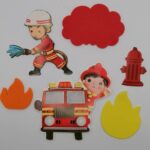 pap. zápich na tortu – Požiarnik