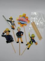 pap. zápich na tortu - Požiarnik Sam – Obrázok 5