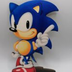 Dekorácia na tortu/magnetka - Ježko SONIC /blue/ 01