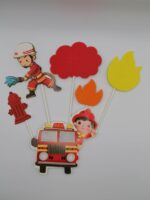 pap. zápich na tortu – Požiarnik – Obrázok 7