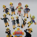 pap. zápich na tortu - Požiarnik Sam