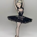 zápich na tortu/ magnetka - Baletka /04/