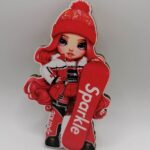 Dekorácia na tortu/magnetka - Rainbow High /04/