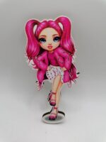 Dekorácia na tortu/magnetka - Rainbow High /06/