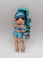 Dekorácia na tortu/magnetka - Rainbow High /05/