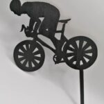 zápich na tortu Cyklista - bicykel 01 /čierna/