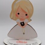 Personalizovaný stojanček – 1. sväté prijímanie a birmovka / dievča – typ D