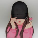 Magnetka - Dievča v šiltovke