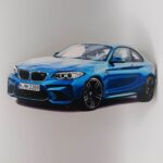 Dekorácia na tortu/magnetka Auto - BMW 02