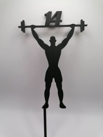 Zápich na tortu/Fitnes -vzpierač 14