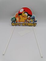 pap. zápich na tortu Happy Birthday - Pokémon 01 – Obrázok 3