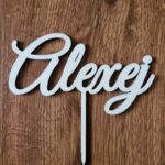 Zápich na tortu - meno Alexej 01