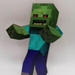 zápich na tortu /magnetka - MINECRAFT 05 /Zombie/