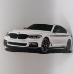 Dekorácia na tortu/magnetka/ Auto - BMW 01