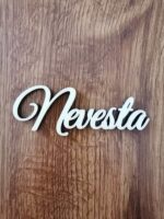 Nápis - Nevesta 01/9,5/