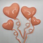 Srdiečko marhuľové /plastové/SADA