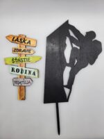 Dekorácia na tortu/magnetka - Turistická značka – Obrázok 3