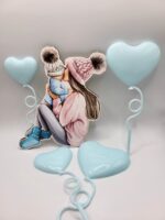 Srdiečko modré /plastové/SADA – Obrázok 3