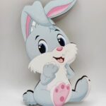 dekorácia na tortu/magnetka Zajačik 02