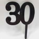 číslo 30 old/čierna/